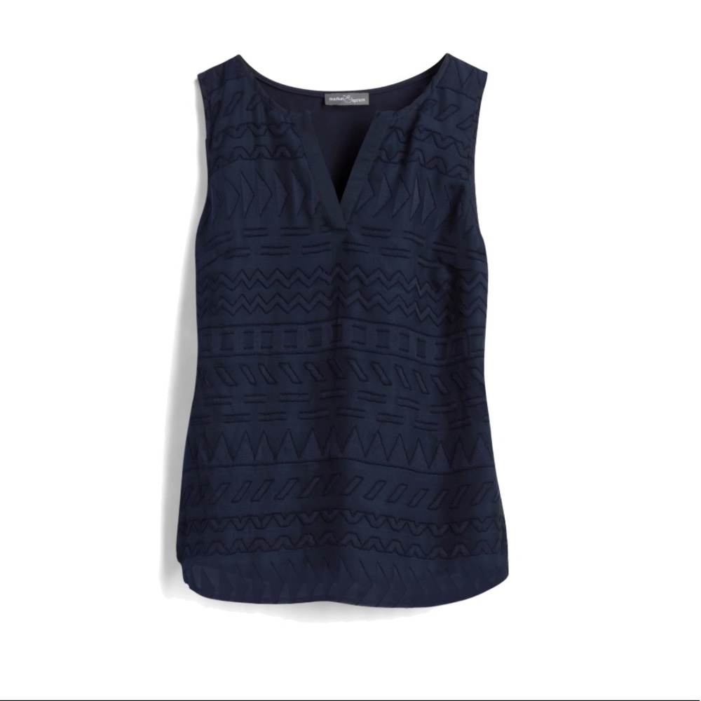 Exude Textured Print Top